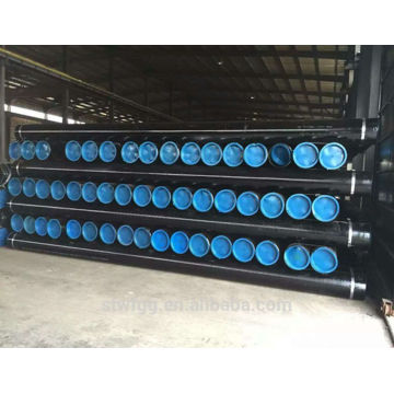 ASTM A106 Gr.B blank paint hot rolled carbon structure seamless pipe